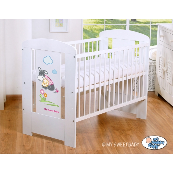 Baby cot bed 120x60cm Donkey Luca no. 5011-07-814
