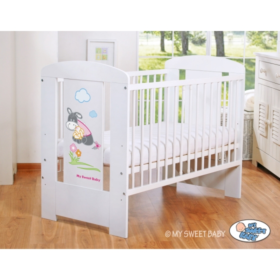 Baby cot bed 120x60cm Donkey Luca no. 5011-07-814
