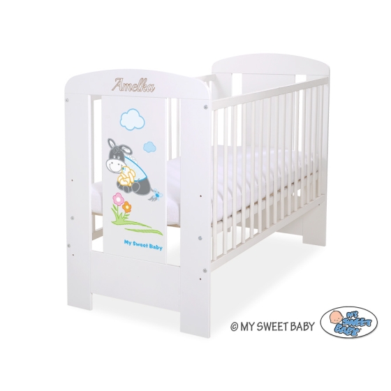 Baby cot bed 120x60cm Donkey Luca no. 5011-07-816