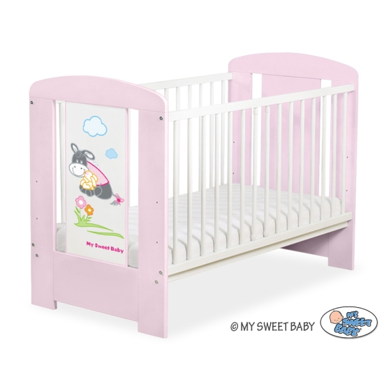 Baby cot bed 120x60cm Donkey Luca no. 5011-08-814