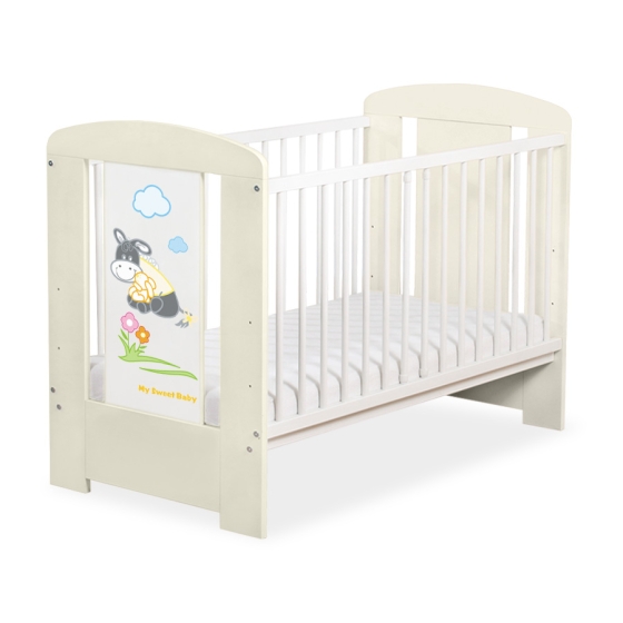 Baby cot bed 120x60cm Donkey Luca no. 5011-10-816