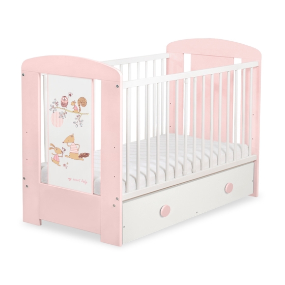 Baby cot bed 120x60cm Friends with drawer MAXI
