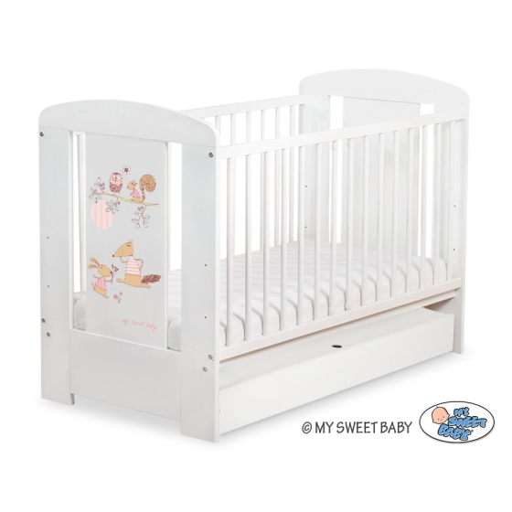 Baby cot bed 120x60cm Friends with drawer STANDARD