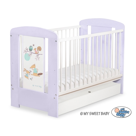 Baby cot bed 120x60cm Friends with drawer STANDARD