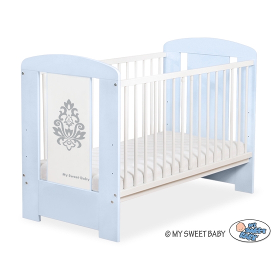 Baby cot bed 120x60cm Glamour Blue-1