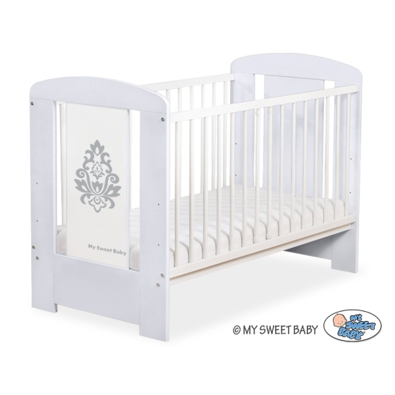 Baby cot bed 120x60cm Glamour Gray-1