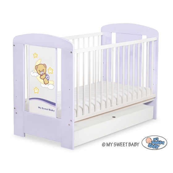 Baby cot bed 120x60cm Good Night with drawer STANDARD
