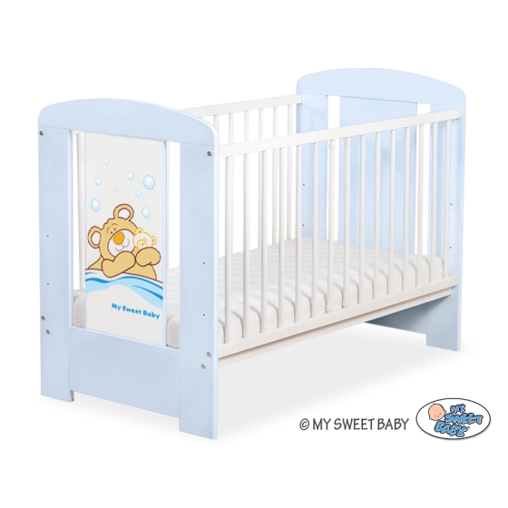 Baby cot bed 120x60cm Tedy Bear Barnaba no. 5005-03-803