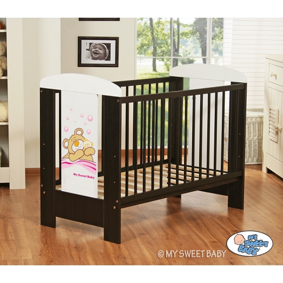 Baby cot bed 120x60cm Tedy Bear Barnaba no. 5005-04-800