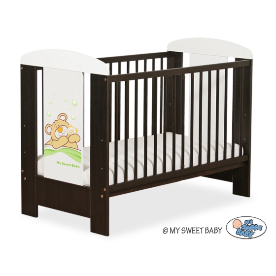 Baby cot bed 120x60cm Tedy Bear Barnaba no. 5005-04-802