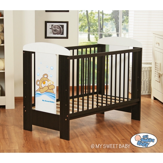 Baby cot bed 120x60cm Tedy Bear Barnaba no. 5005-04-803