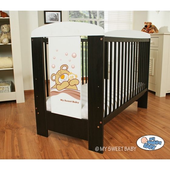Baby cot bed 120x60cm Tedy Bear Barnaba no. 5005-04-805