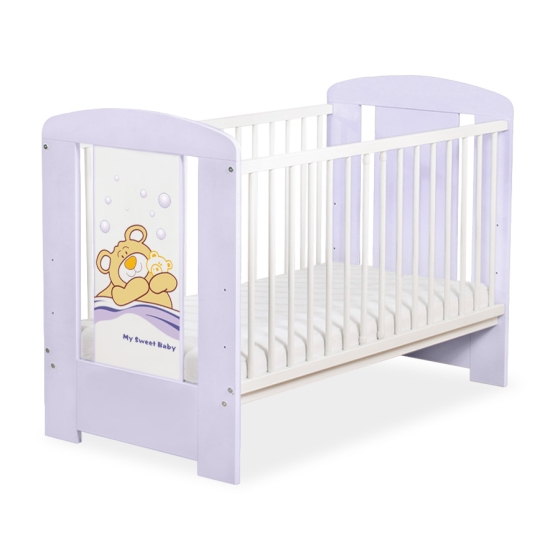 Baby cot bed 120x60cm Tedy Bear Barnaba no. 5005-09-801