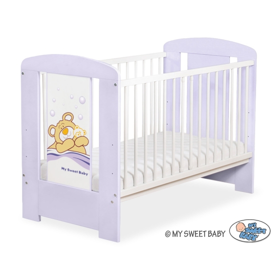 Baby cot bed 120x60cm Tedy Bear Barnaba no. 5005-09-801