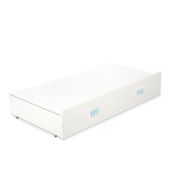 Baby cot bed 120x60cm with crown with drawer MAXI