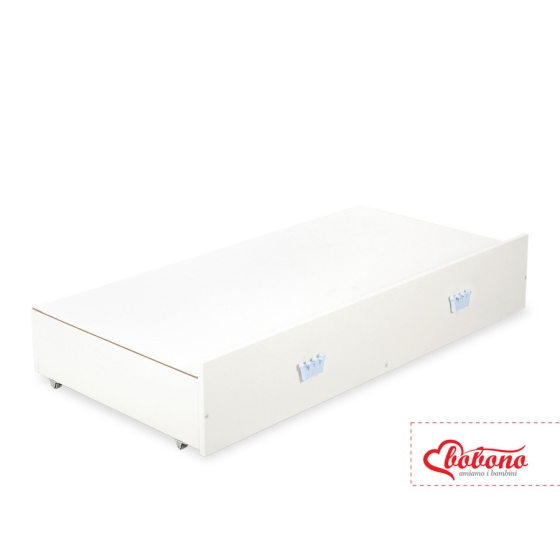 Baby cot bed 120x60cm with crown with drawer MAXI