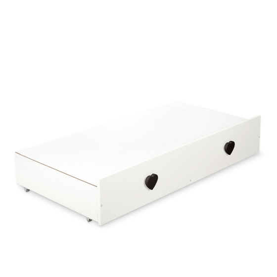 Baby cot bed 120x60cm with hearts with drawer MAXI
