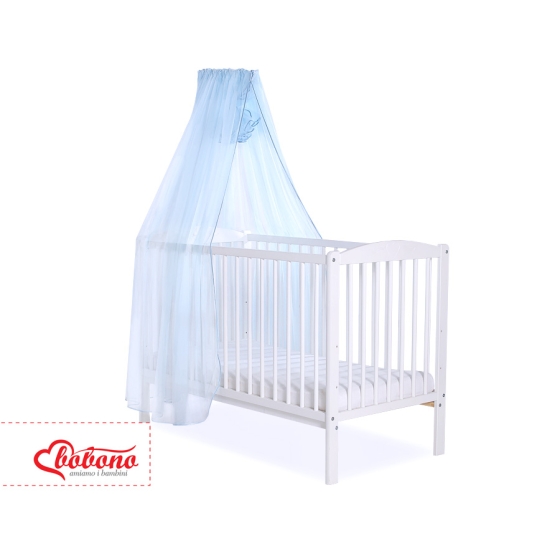 Baby Cot Bed Mosquito-net made of tulle - blue