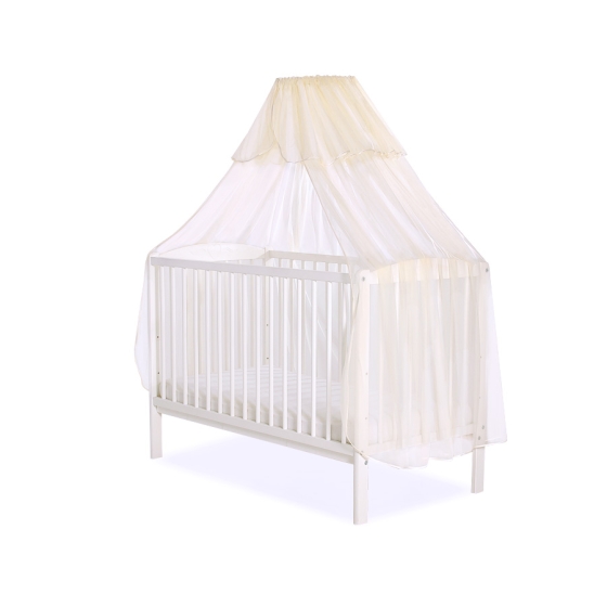 Baby Cot Bed Mosquito-net made of tulle - cream