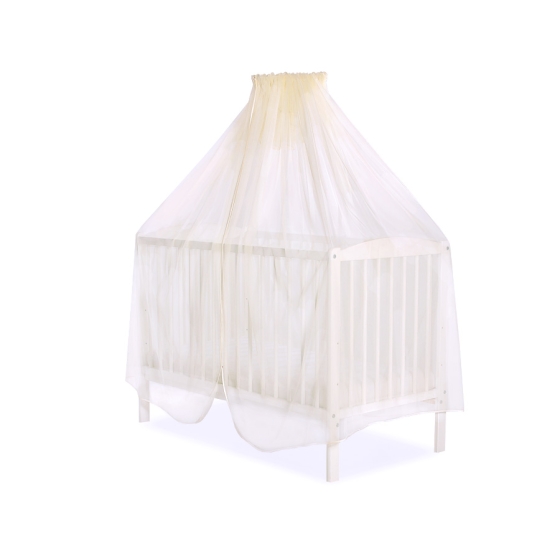 Baby Cot Bed Mosquito-net made of tulle - cream