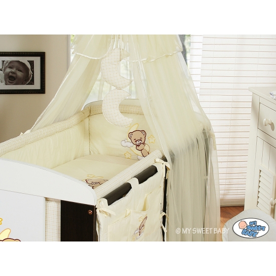 Baby Cot Bed Mosquito-net made of tulle- Good Night cream