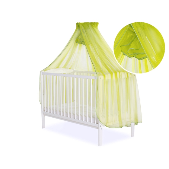 Baby Cot Bed Mosquito-net made of tulle - green
