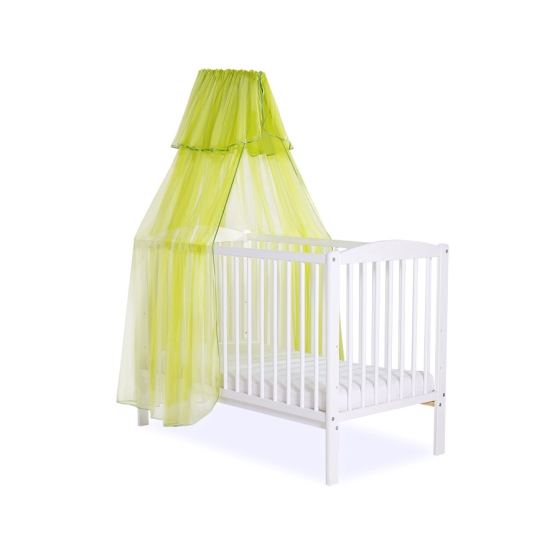 Baby Cot Bed Mosquito-net made of tulle - green