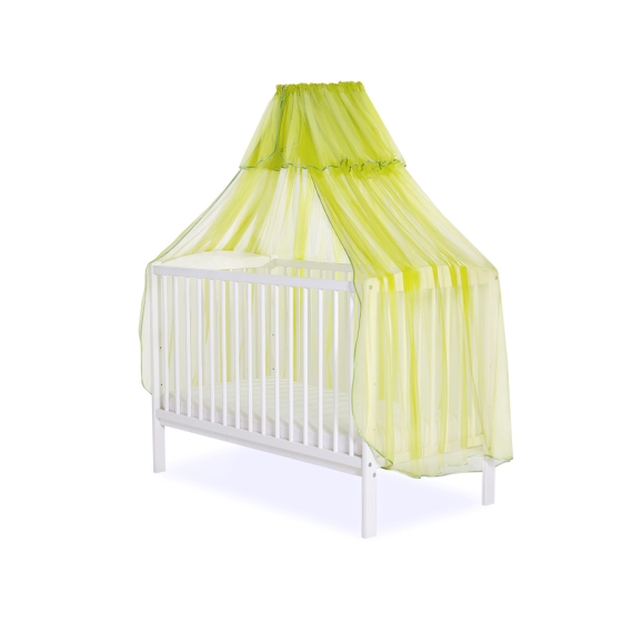 Baby Cot Bed Mosquito-net made of tulle - green