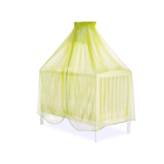 Baby Cot Bed Mosquito-net made of tulle - green