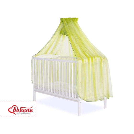 Baby Cot Bed Mosquito-net made of tulle - green