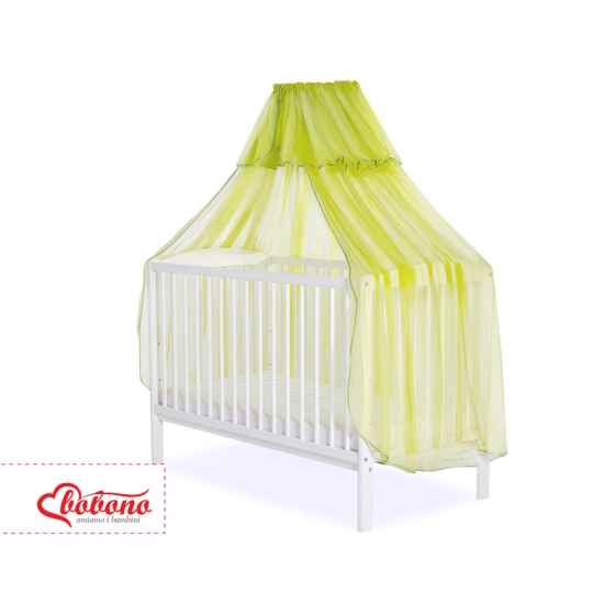 Baby Cot Bed Mosquito-net made of tulle - green