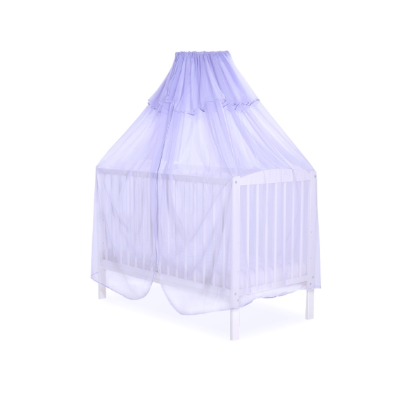 Baby Cot Bed Mosquito-net made of tulle - lilac