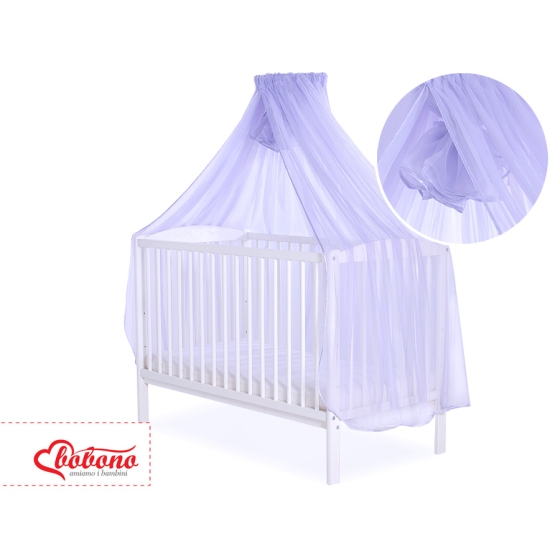 Baby Cot Bed Mosquito-net made of tulle - lilac