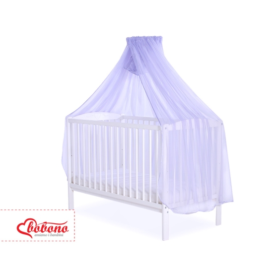 Baby Cot Bed Mosquito-net made of tulle - lilac