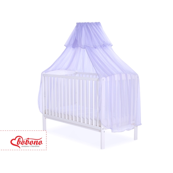 Baby Cot Bed Mosquito-net made of tulle - lilac