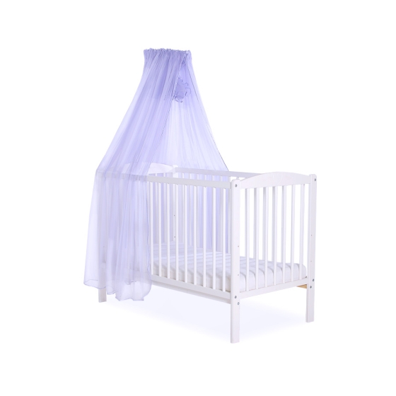 Baby Cot Bed Mosquito-net made of tulle - lilac