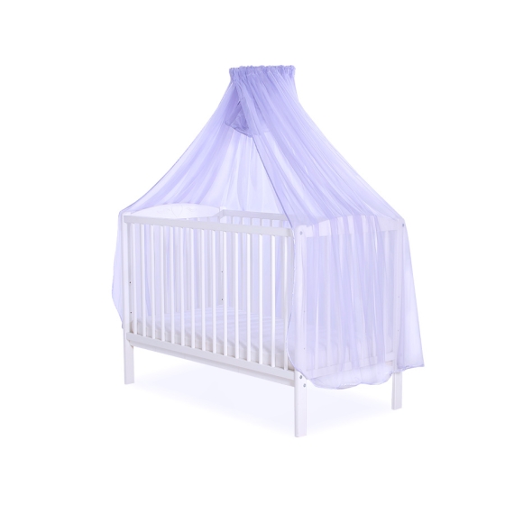 Baby Cot Bed Mosquito-net made of tulle - lilac