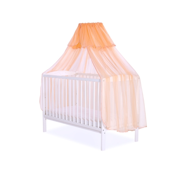 Baby Cot Bed Mosquito-net made of tulle - peach