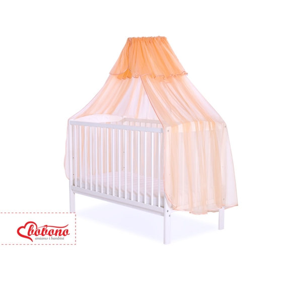 Baby Cot Bed Mosquito-net made of tulle - peach