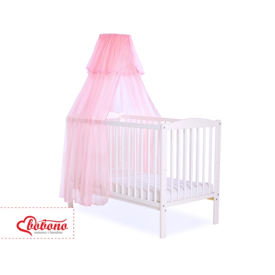 Baby Cot Bed Mosquito-net made of tulle - pink