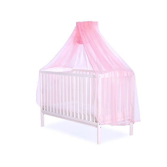 Baby Cot Bed Mosquito-net made of tulle - pink