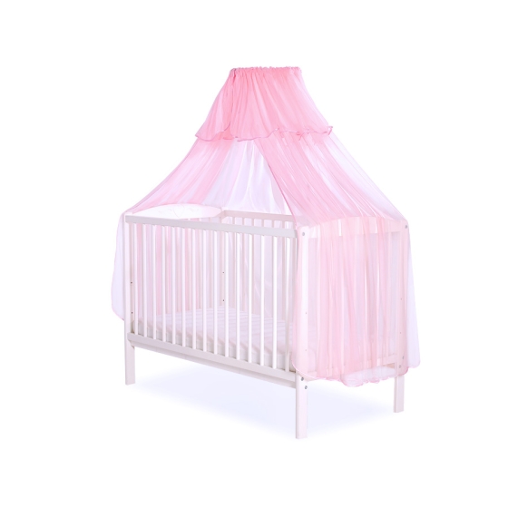 Baby Cot Bed Mosquito-net made of tulle - pink