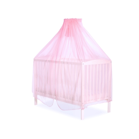 Baby Cot Bed Mosquito-net made of tulle - pink