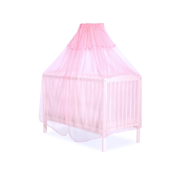 Baby Cot Bed Mosquito-net made of tulle - pink