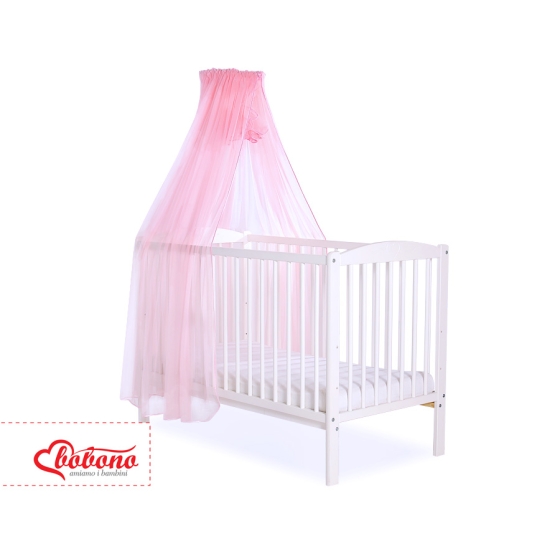 Baby Cot Bed Mosquito-net made of tulle - pink