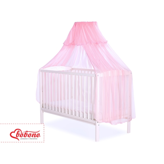 Baby Cot Bed Mosquito-net made of tulle - pink