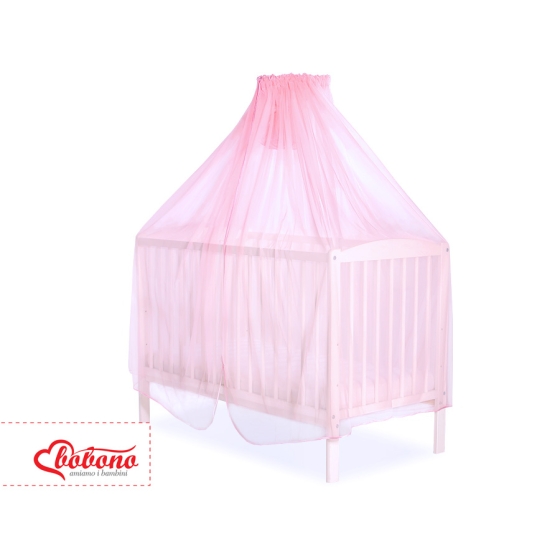 Baby Cot Bed Mosquito-net made of tulle - pink