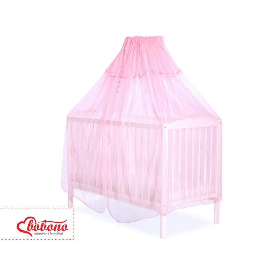 Baby Cot Bed Mosquito-net made of tulle - pink