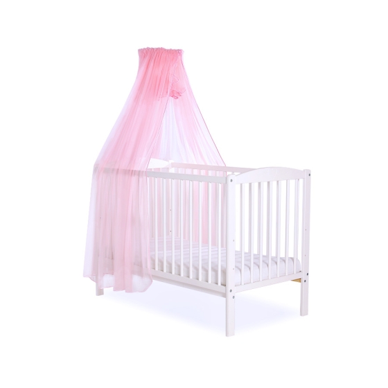 Baby Cot Bed Mosquito-net made of tulle - pink