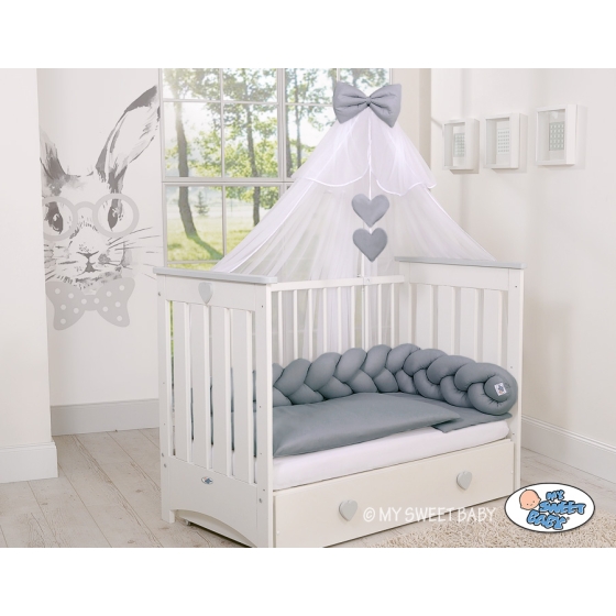 Baby Cot Bed Mosquito-net made of tulle- white